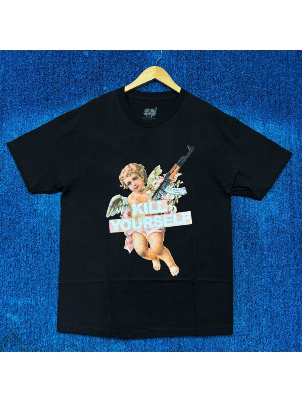 G59 Records x The Suicideboys Kill Yourself Cherub Rap Tee L